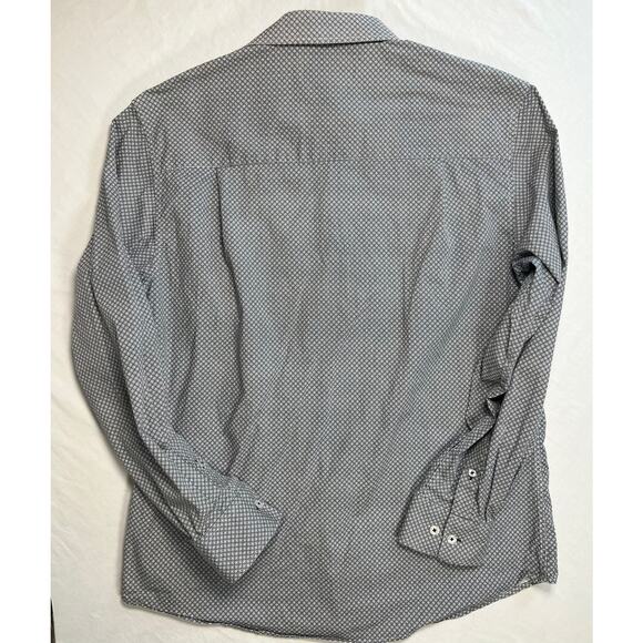 Nick Graham Everywhere Mens Shirt Size LARGE Black White Long‎ Sleeve - Picture 6 of 9